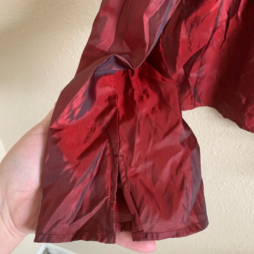 Y2k Bohemian Iridescent Beaded 1/4 Button Down - image 5